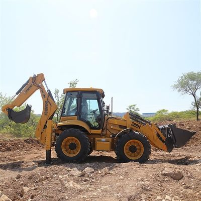 Multi Purpose Front End Loader Backhoe For Construction Works