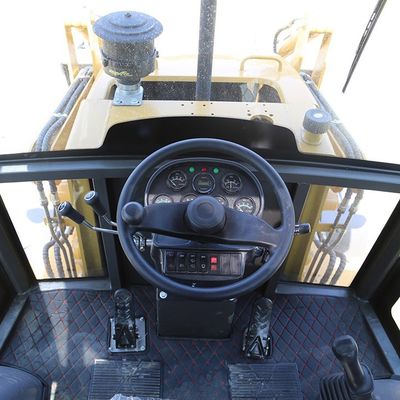 Construction Works 4×4 Backhoe Loader Powering Building Equipment